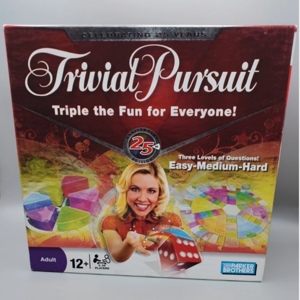 Trivial Pursuit -- 25th Anniversary Edition Parker Brothers 2008